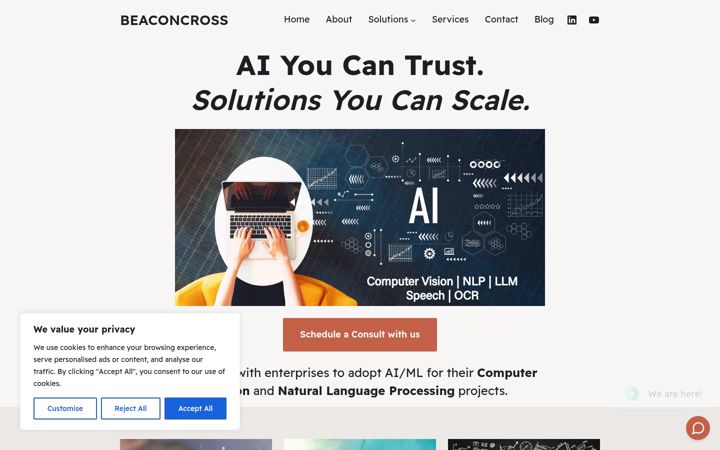 Screenshot of beaconcross.com