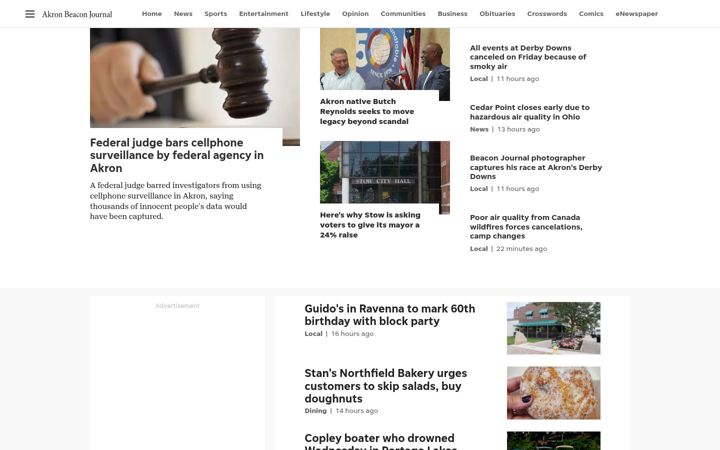 Screenshot του beaconjournal.com