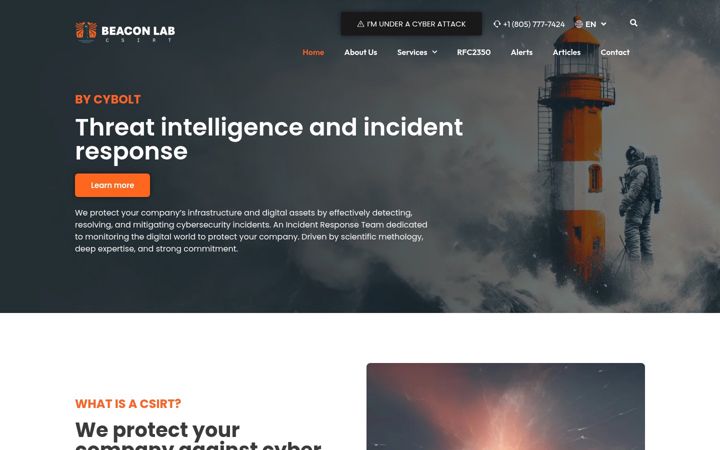 Screenshot of beaconlab.us