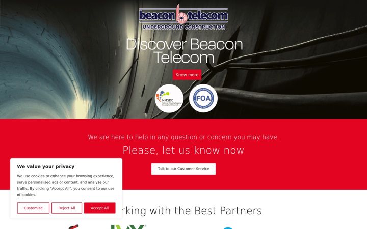 Screenshot of beaconlinks.com