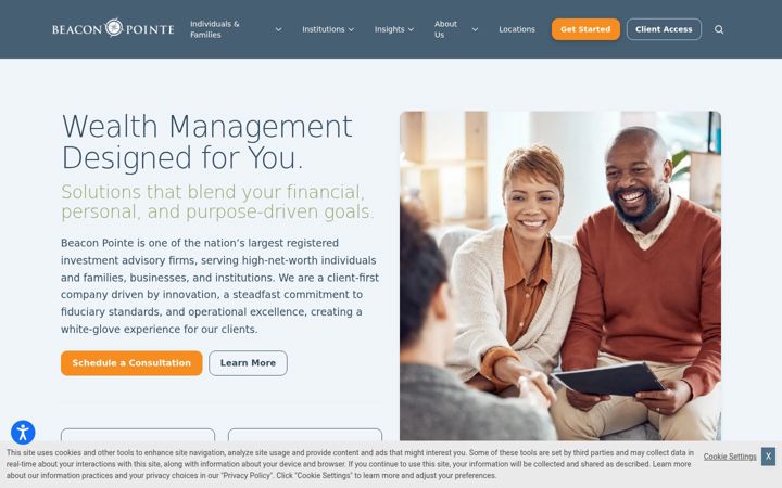Screenshot of beaconpointe.com