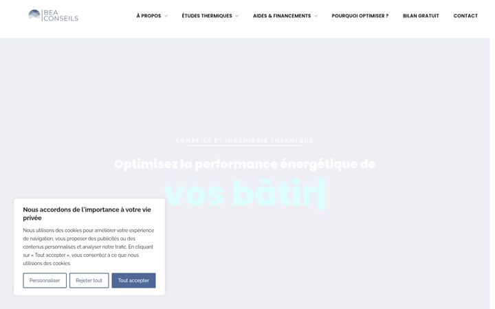Screenshot του beaconseils.fr
