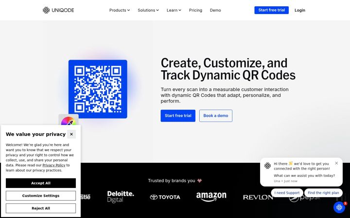 Screenshot of beaconstac.com