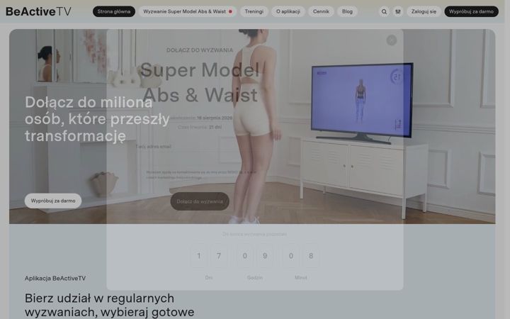 Screenshot of beactivetv.pl