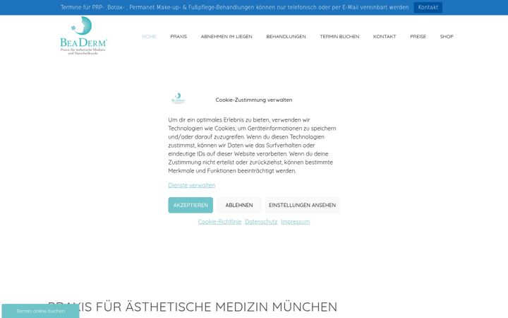 Screenshot of beaderm.de