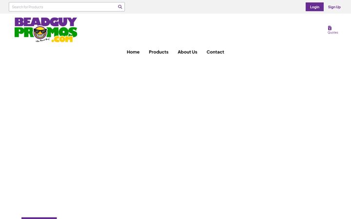 Screenshot of beadguypromos.com