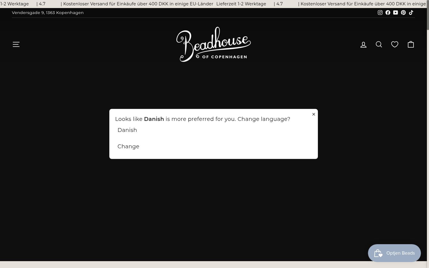Capture d'écran de la bannière de consentement affichée avant toute interaction
