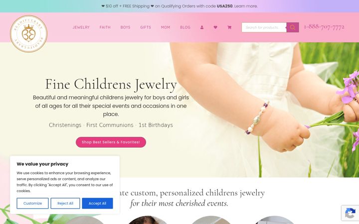 Screenshot of beadifulbaby.com