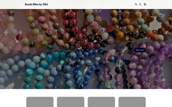Screenshot of beadsblissbyniki.com