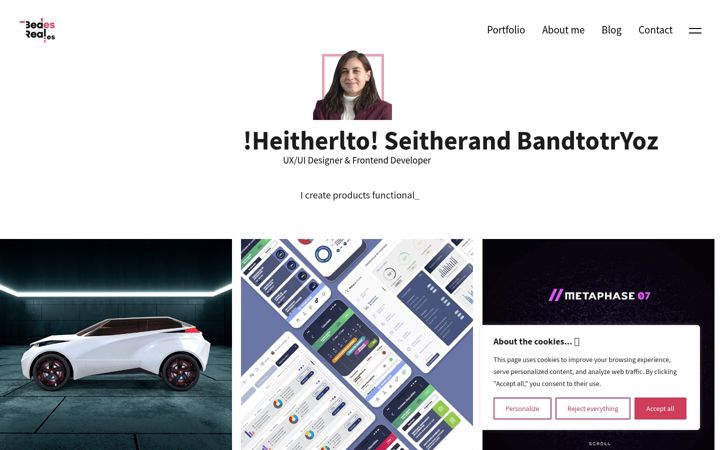 Screenshot of beaesreal.es