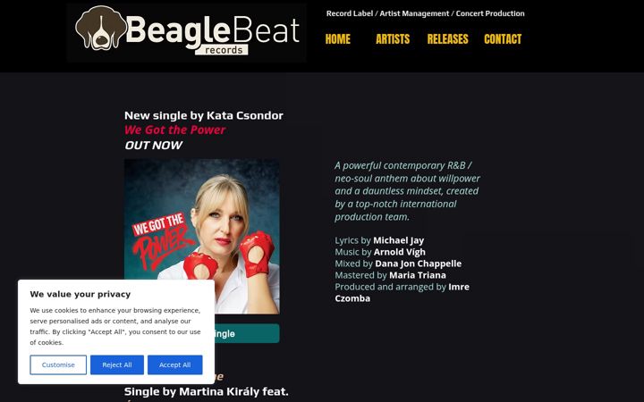 Screenshot of beaglebeat.com