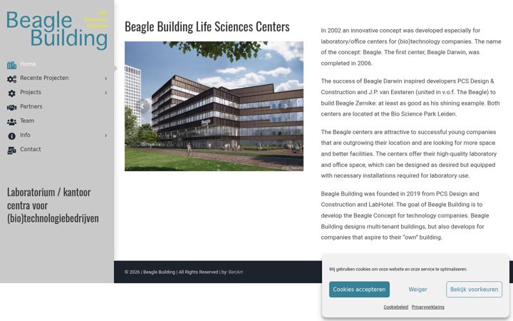 Screenshot ta' beaglebuilding.nl