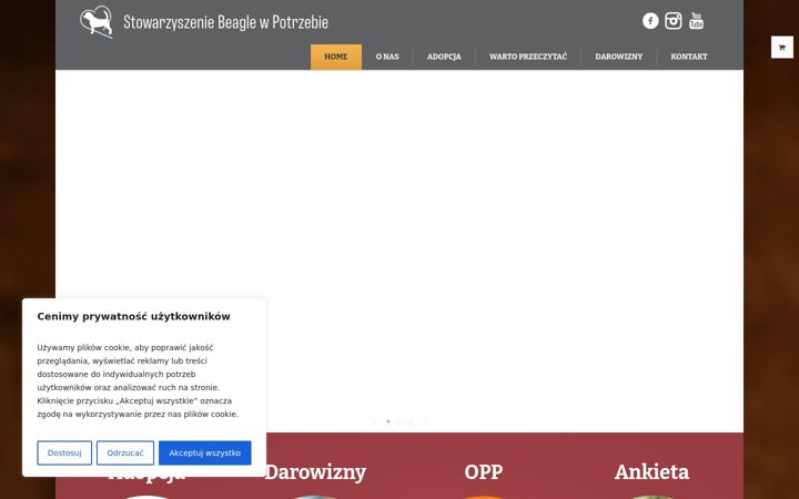 Screenshot of beaglewpotrzebie.pl