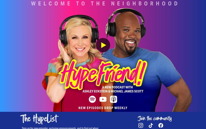 Screenshot of beahypefriend.com