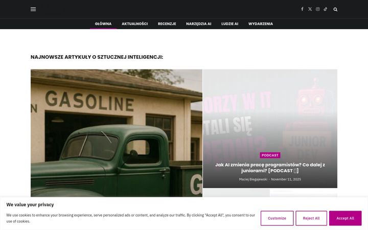Screenshot of beaiware.pl