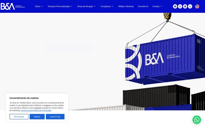 Screenshot του bealogistica.com.br
