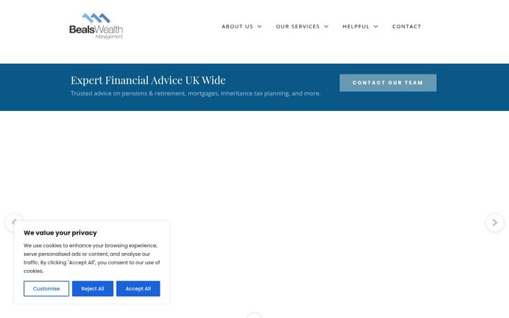 Captura de ecrã de bealsfs.co.uk