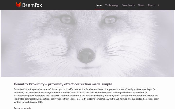 Screenshot of beamfox.dk