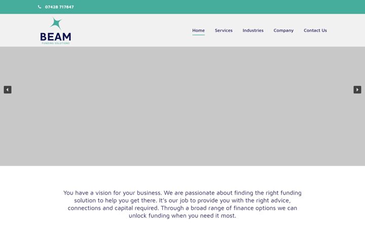 Screenshot of beamfs.co.uk