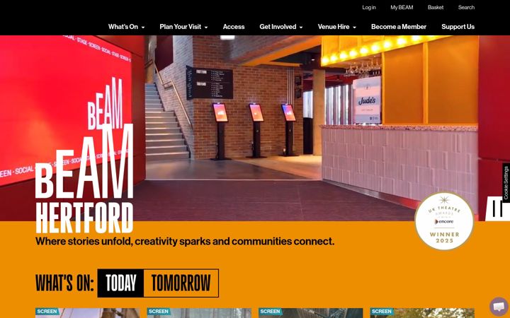 Screenshot of beamhertford.co.uk