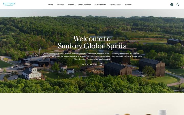 Screenshot of beamsuntory.com