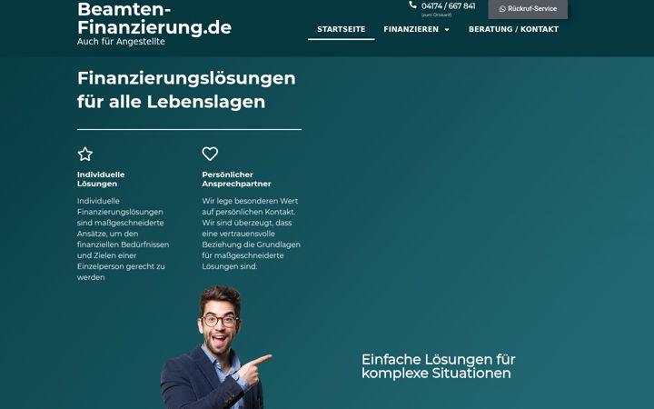 Screenshot του beamten-finanzierung.de