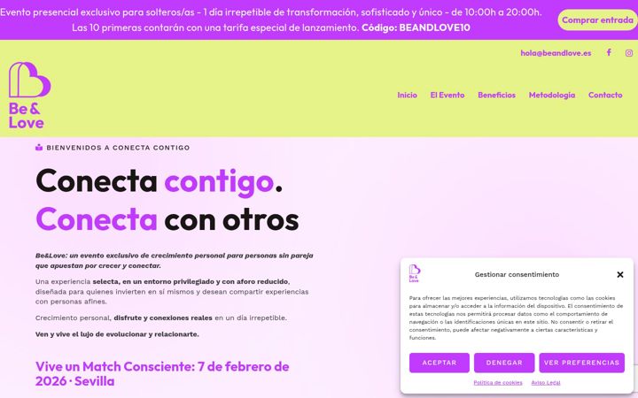 Screenshot of beandlove.es