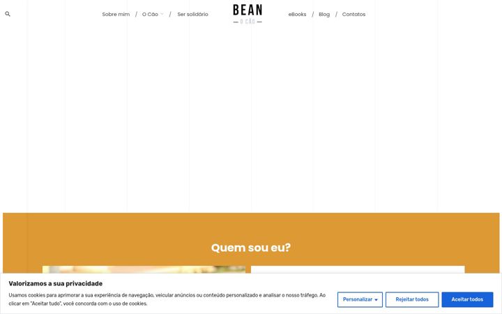 Screenshot stránky beanocao.pt