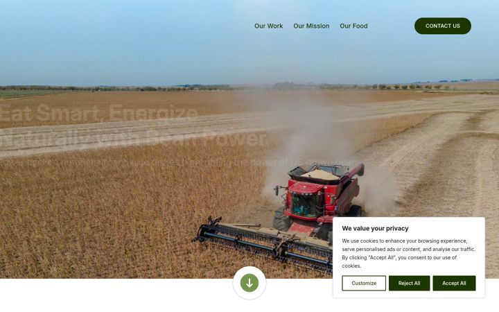 Screenshot of beanpower.com