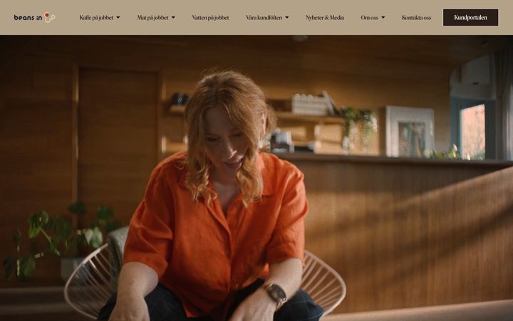 Screenshot of beansincup.se