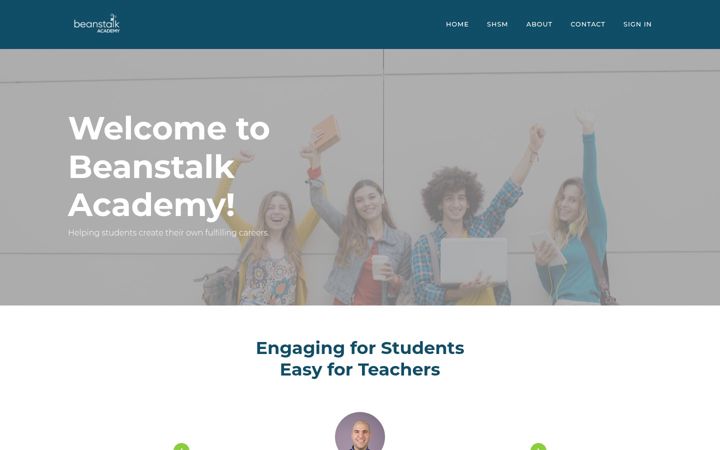 Screenshot of beanstalkacademy.org