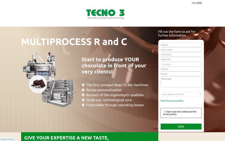 Screenshot of beantobarmachine.com