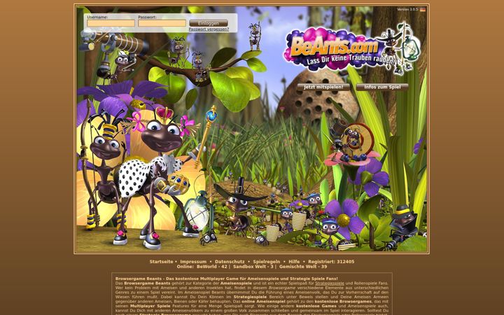Screenshot of beants.com
