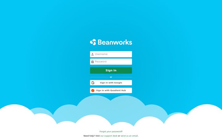 Screenshot of beanworks.ca