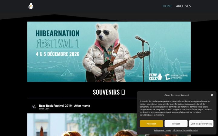 Screenshot of bear-rock.org