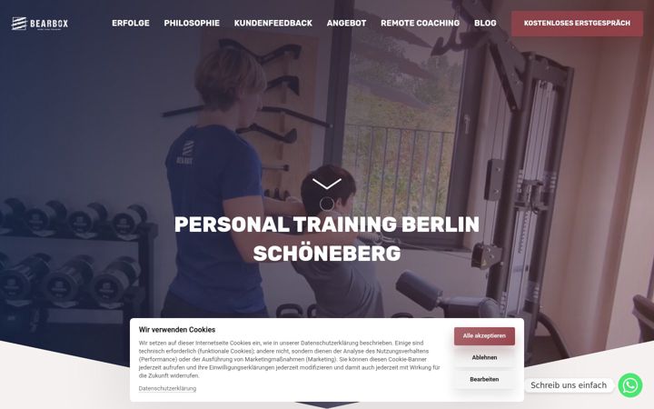Screenshot of bearbox.berlin