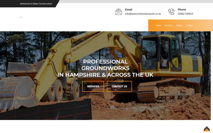 Screenshot of bearconstructionsouth.co.uk