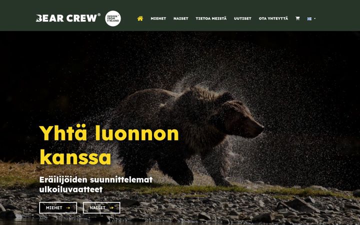 Screenshot of bearcrew.fi