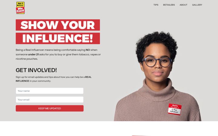 Screenshot of bearealinfluencer.com