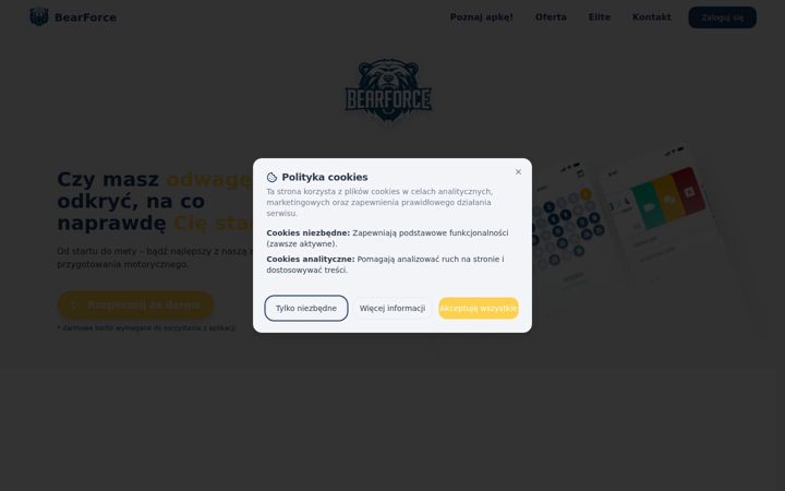 Screenshot of bearforce.pl