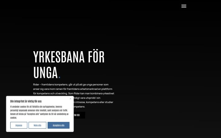 Screenshot of bearider.se