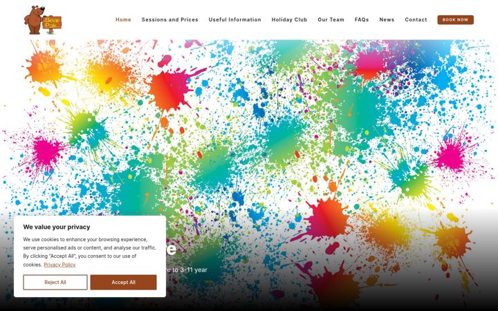 Screenshot of bearpak.co.uk