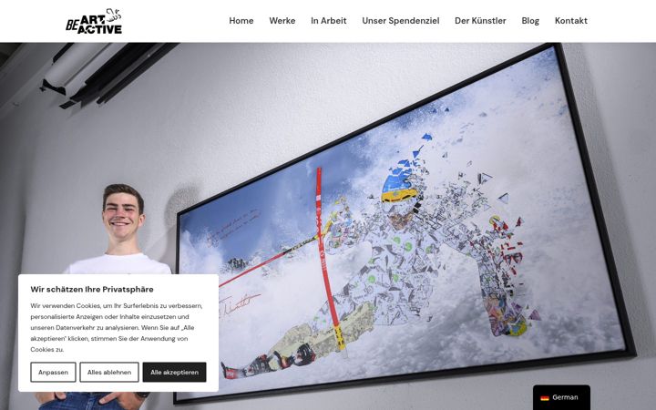 Screenshot van beartbeactive.de