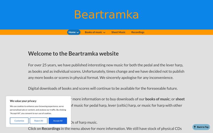 Screenshot of beartramka.com
