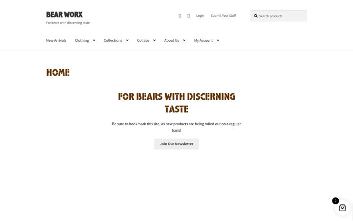 Posnetek zaslona bearworx.ca