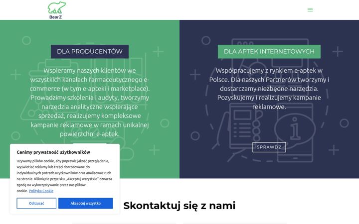 Екранна снимка на bearz.pl