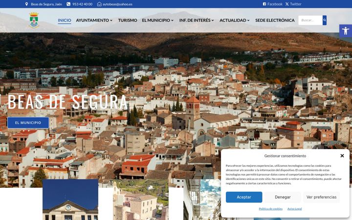 Screenshot of beasdesegura.es