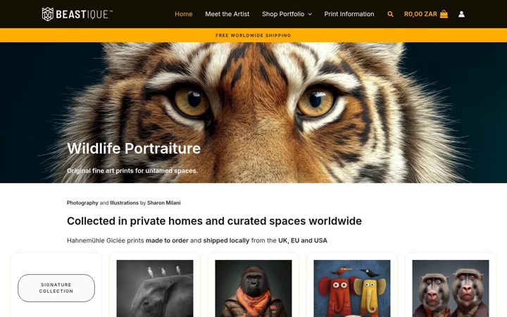 Screenshot of beastique.com