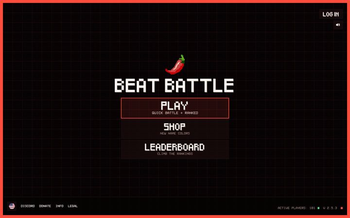 Screenshot of beat-battle.net