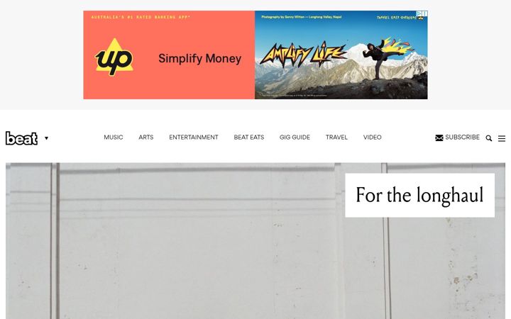 Screenshot του beat.com.au